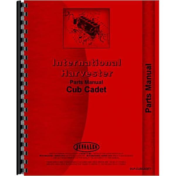 Aftermarket Tractor Parts Manual for International Harvester Vacuum RAP74425 - main